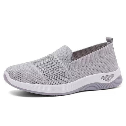 Mesh-Blend Slip-On Sneakers with a Soft Supportive Fit