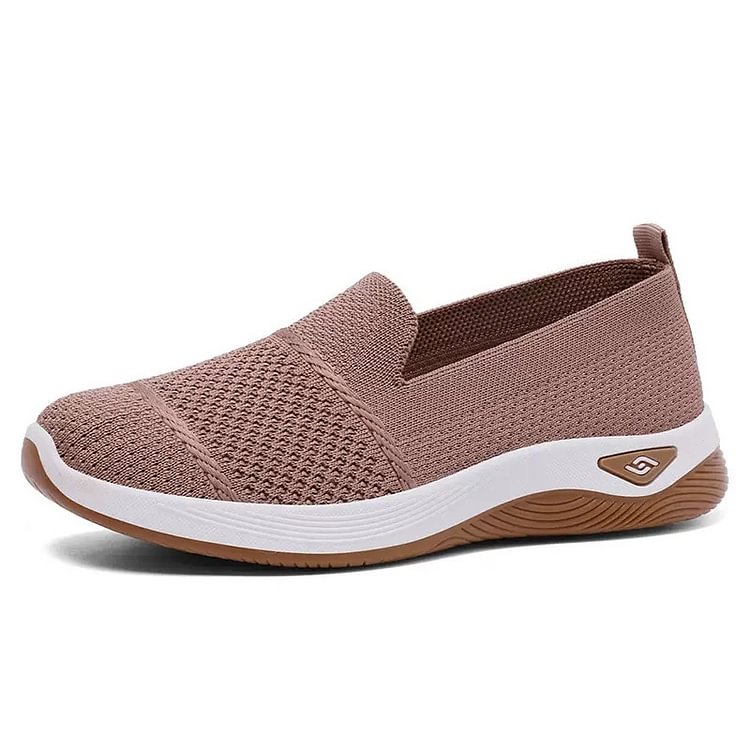 Mesh-Blend Slip-On Sneakers with a Soft Supportive Fit