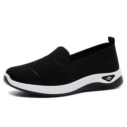 Mesh-Blend Slip-On Sneakers with a Soft Supportive Fit