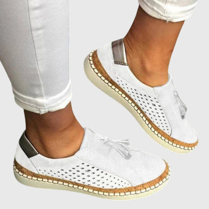 Mesh-Blend Orthopedic Slip-Ons with a Relaxed Easy-Fit
