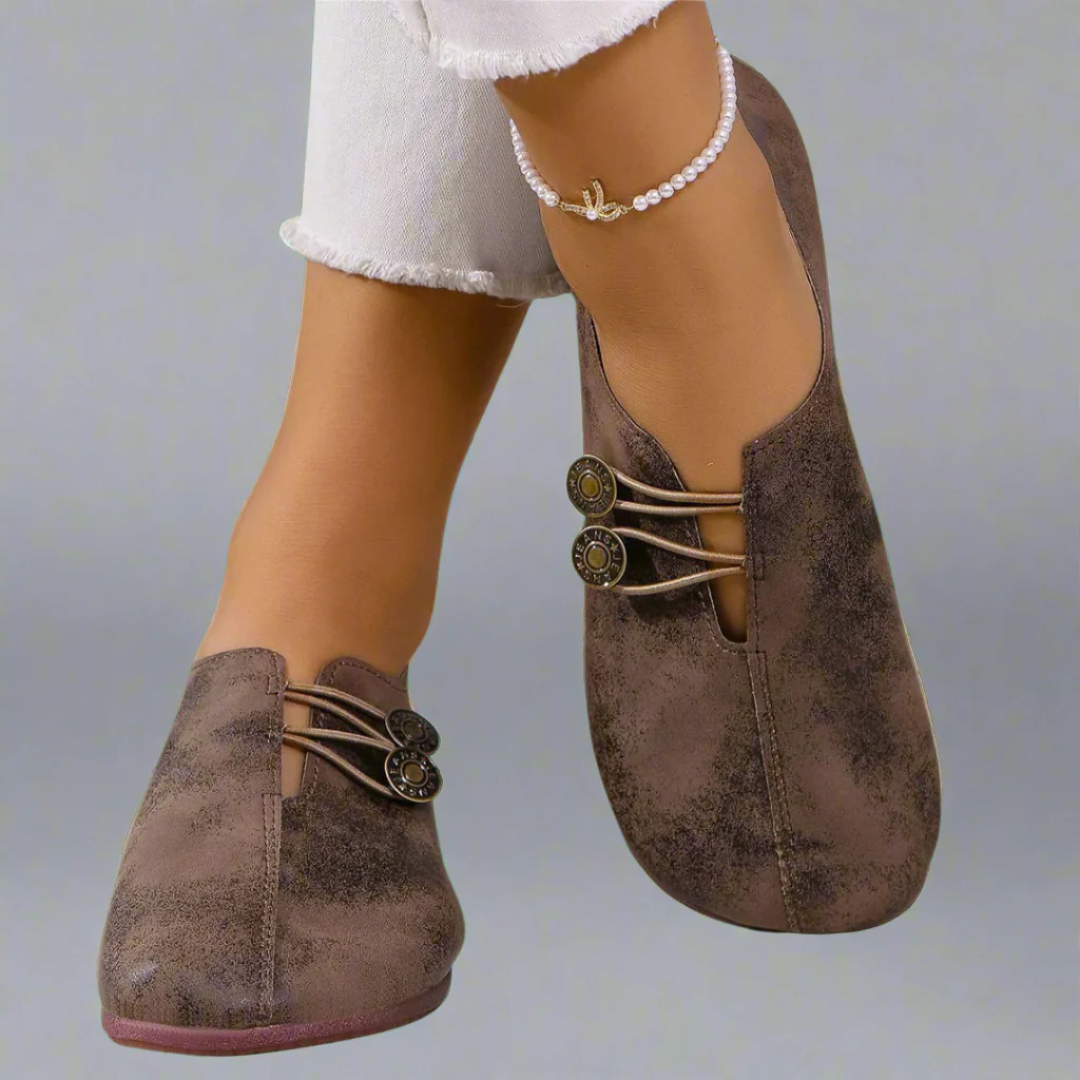 Faux-Leather Everyday Sandals with a Soft Adaptive Fit