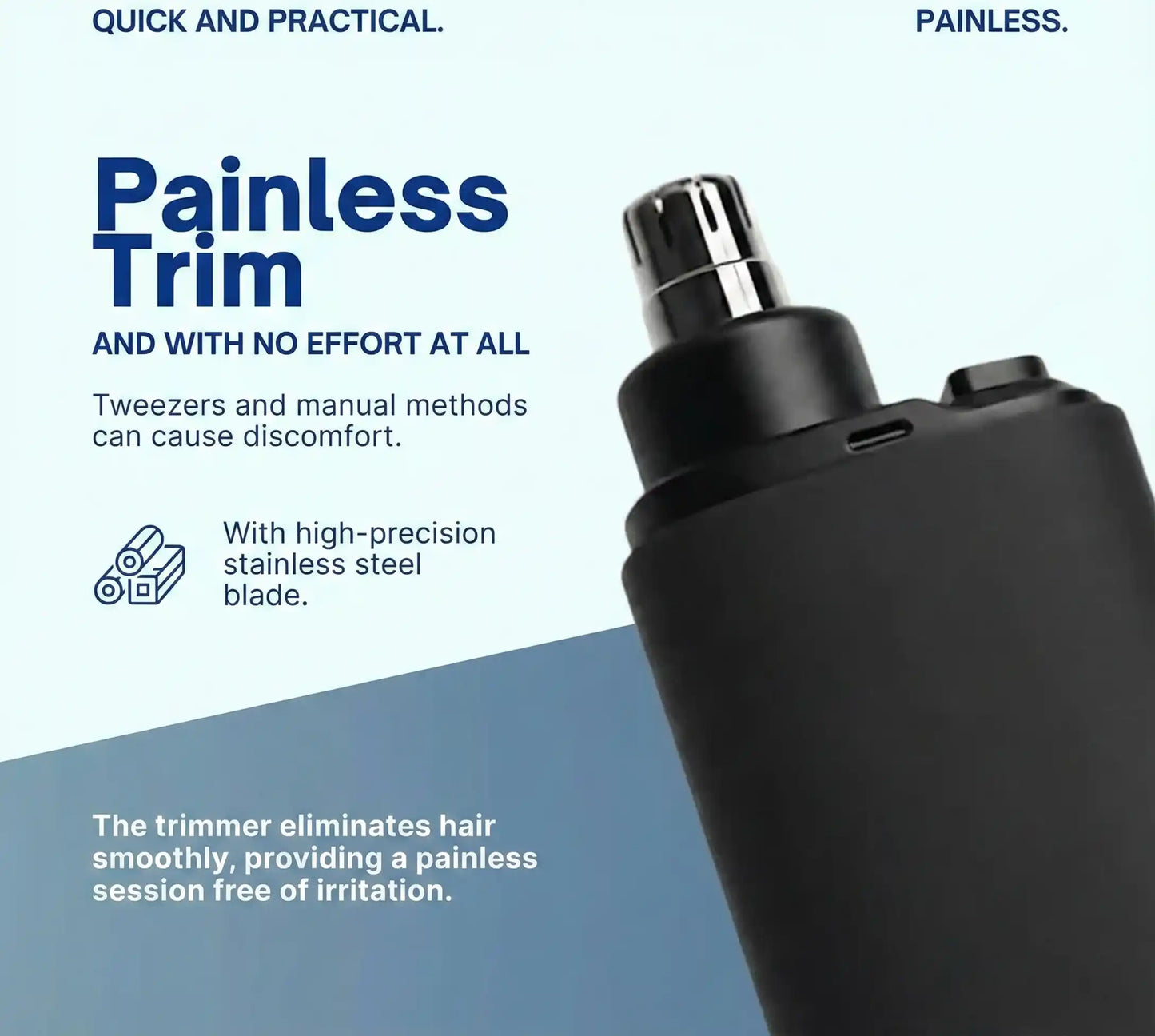 The "Ouch-Free" Trimmer | Grooming on the Go
