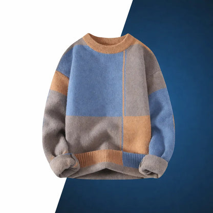 RETRO LINEAR NORDIC SWEATER