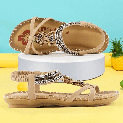 Vegan Leather Comfort+ Sandals with a Supportive Relaxed Fit