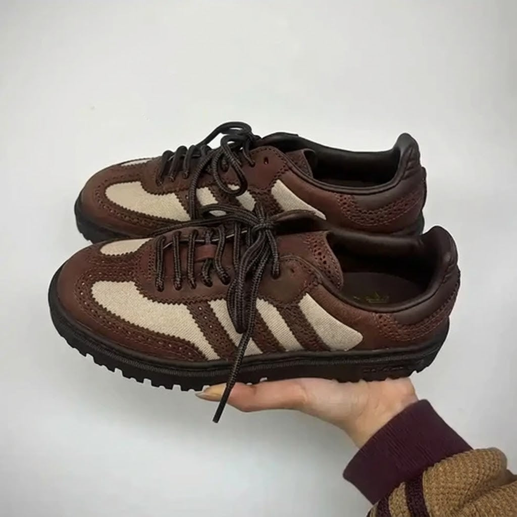 Brown Gold Retro Gum Sneakers 2026 (Special Edition)