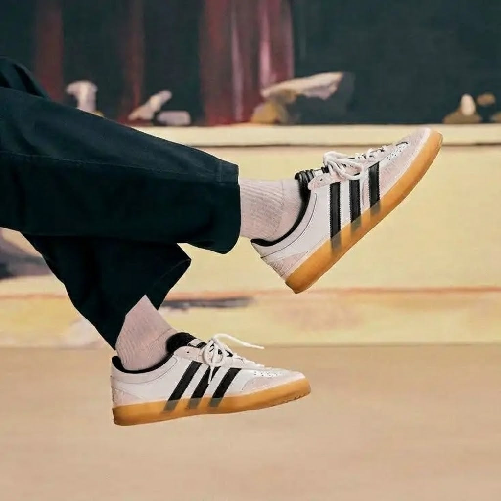 Retro Grey Stripe Gum Sneakers – 2026 Edition