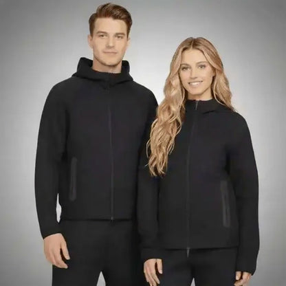 Unisex Performance Fleece Hoodie – Black Edition