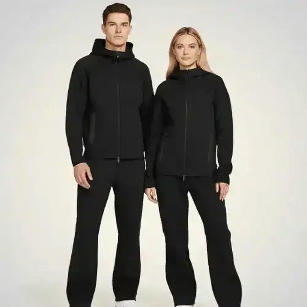 Unisex Performance Fleece Hoodie – Black Edition